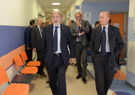 bucci in visita al gaslini