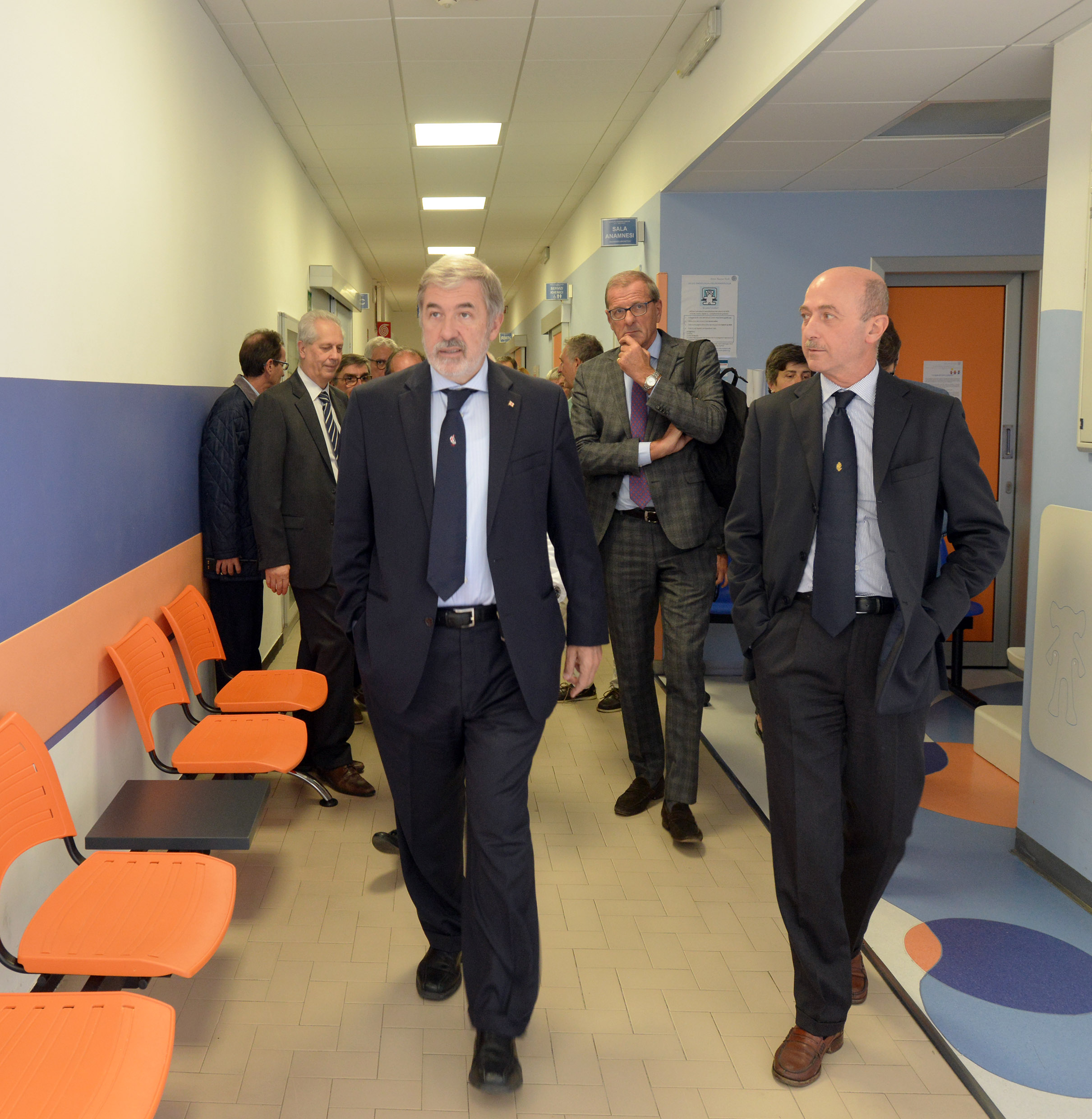 bucci in visita al gaslini