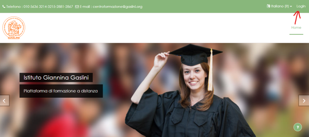 homepage fad.gaslini.org